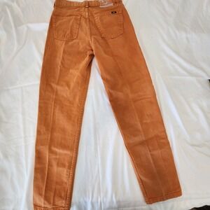 Mustang 1932 Officially Licensed  Women's Sze 14 Straight Leg Jeans Burnt Orange